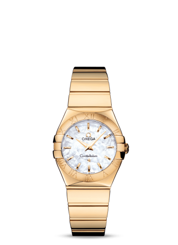 Omega Constellation Quartz 27 Polished Yellow Gold / MOP